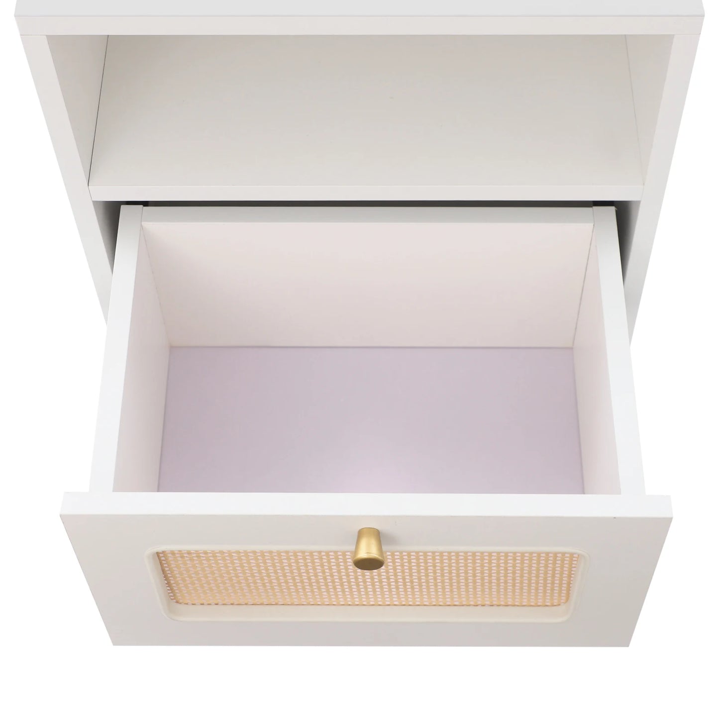 Table de nuit rotin robuste -