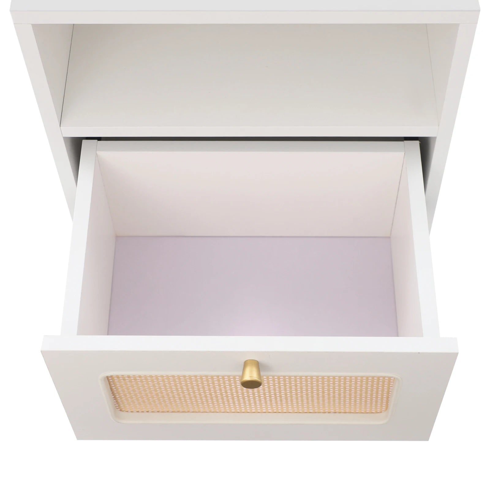 Table de nuit rotin robuste -