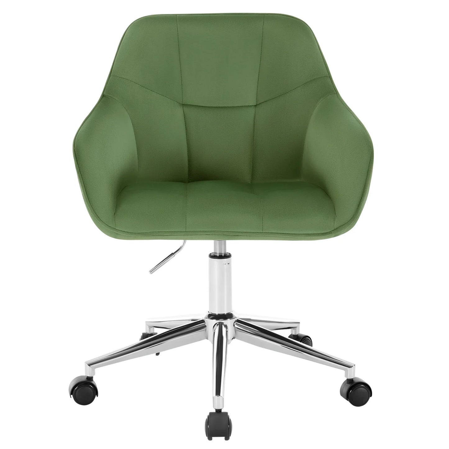 Chaise de bureau pivotante en velours -