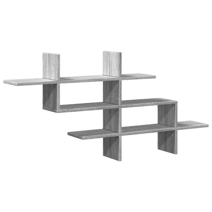 étagère murale fixation invisible 124.5x18x60.5 cm - Gris B