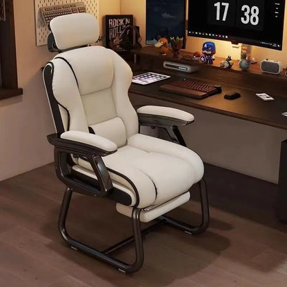 Chaise de bureau sans roues avec fonction inclinable -