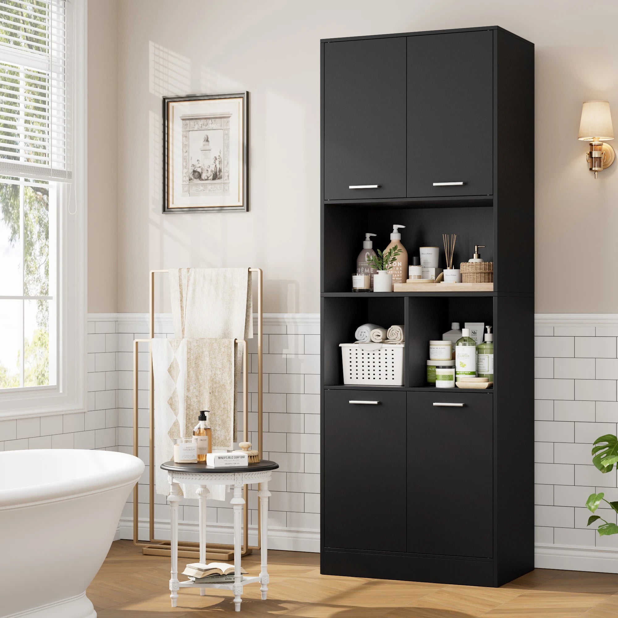 Meuble de rangement pour chambre adulte ou salon 180.5x60x40cm -