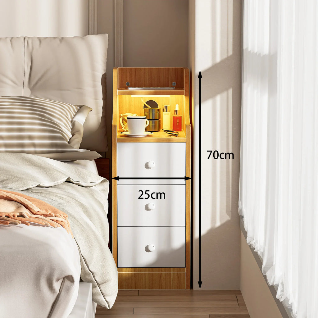 Mini table de chevet compacte - 1Pc -