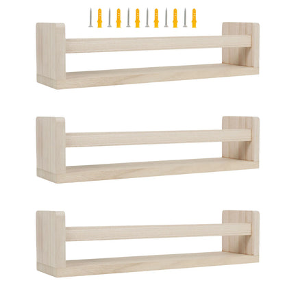 étagère murale bibliothèque 3Pcs - A