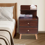 Table de nuit bois massif compacte -