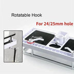 Étagère salle de bain douche sur poteaux -