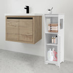 Meuble de rangement pour wc de petite dimensions 28*25*90cm -