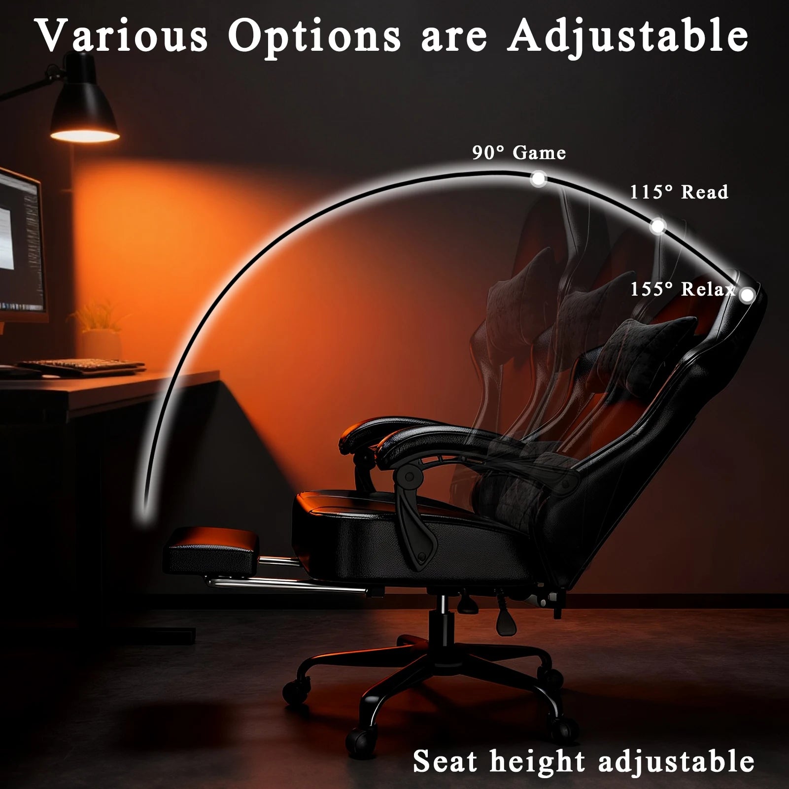 Chaise de bureau chic pour patron -