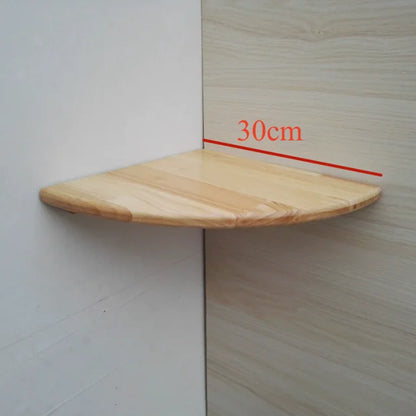étagère murale vintage en bois - Radius 30cm