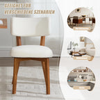 Chaise salle à manger bois moderne 2 ensembles -