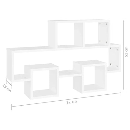 étagère murale salon 82x15x51 cm -