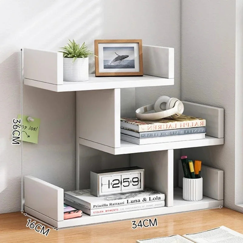 étagère bois bibliothèque de bureau -