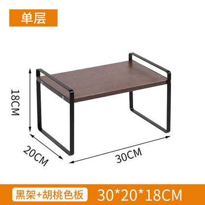 étagère bureau design à 2 niveaux - C