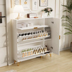 Meuble à chaussure moderne en bois blanc -