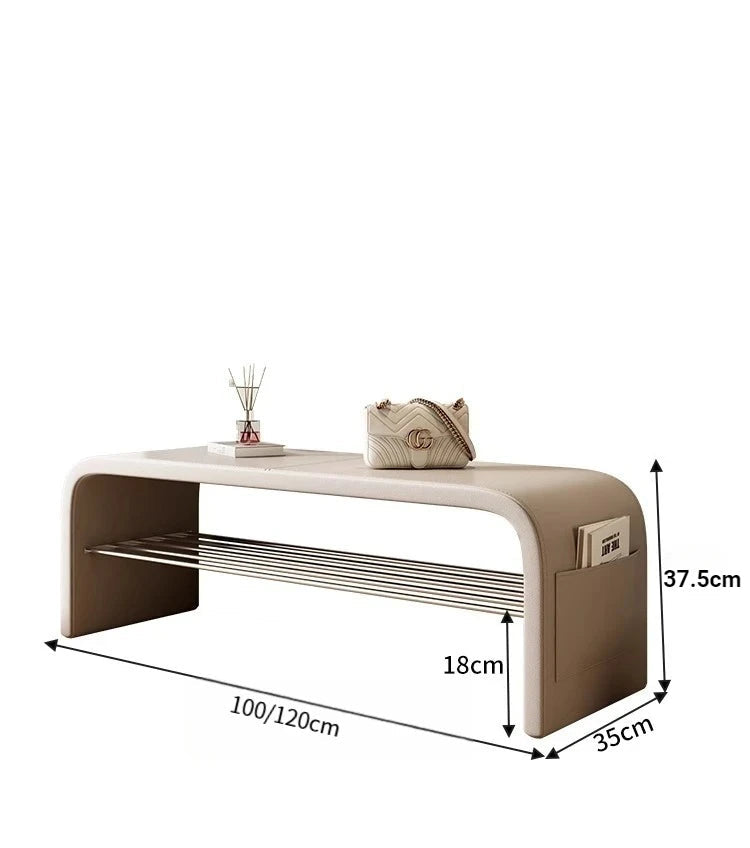 Meuble à chaussure banc de luxe -