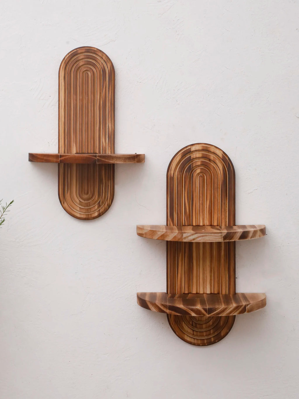 étagère bois ancien 1 pièce bohoo -