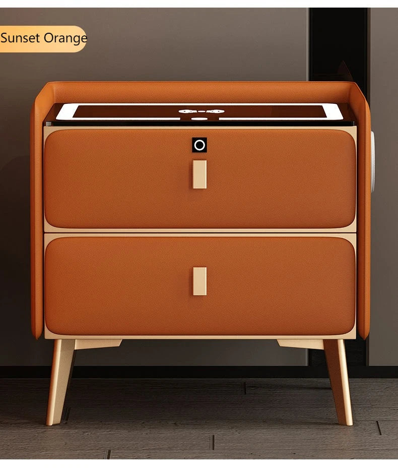 Table de nuit bois moderne de luxe -