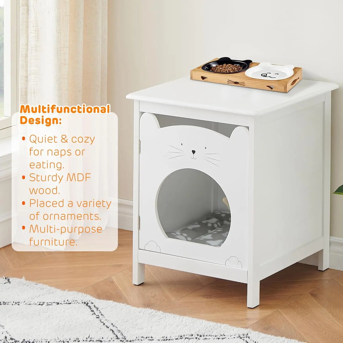 Table de nuit chat de qualité -