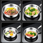 Poêle inox de petite taille de qualité -