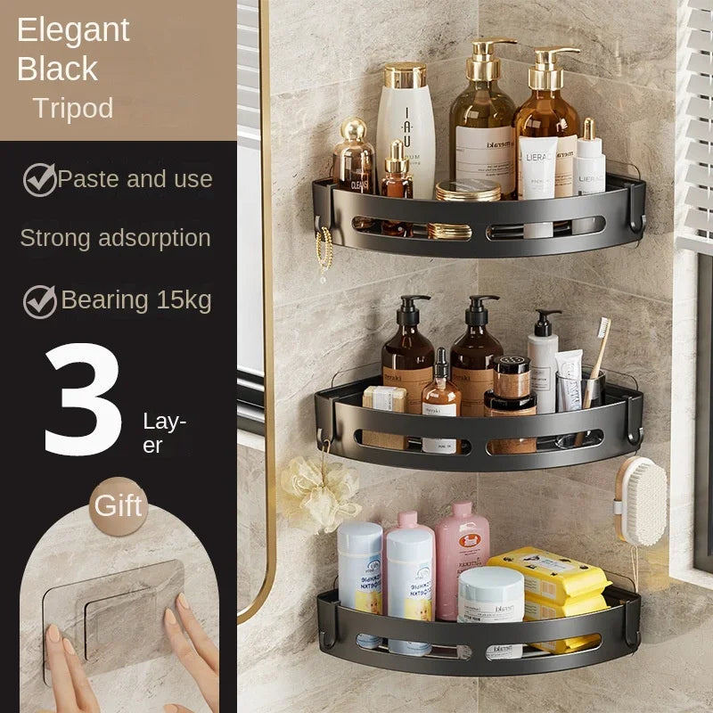 Étagère salle de bain de rangement pour douche - 3PCS