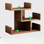 étagère bois bibliothèque de bureau -