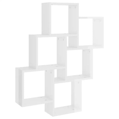 étagère murale design moderne 78x15x93 cm - Blanc A