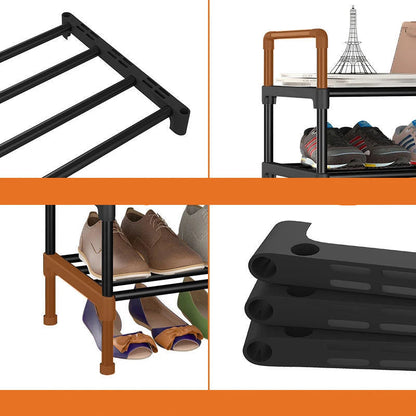 Meuble à chaussure métal multi étagère -