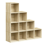 Meuble de rangement escalier cubique 120 x 120 x 30 cm - Chêne Meuble de rangement