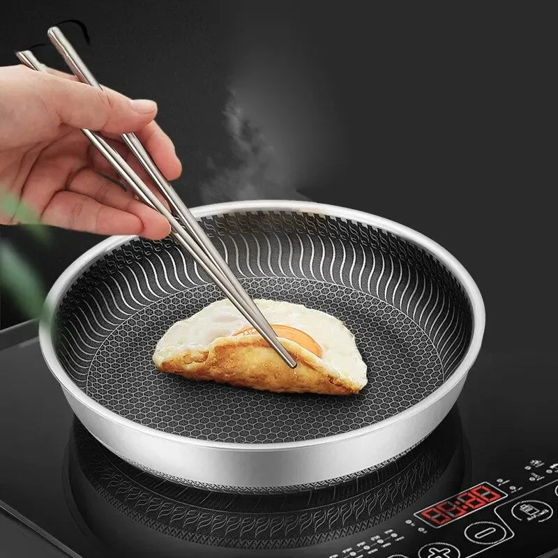 Poêle inox wok magnifique -