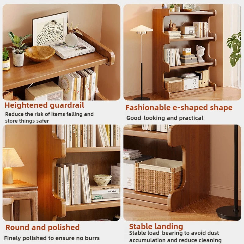 Étagère livre simple en bambou -