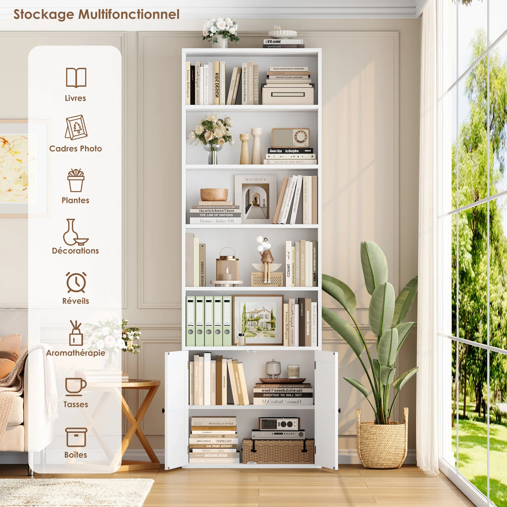 Meuble de rangement pour documents et livres -