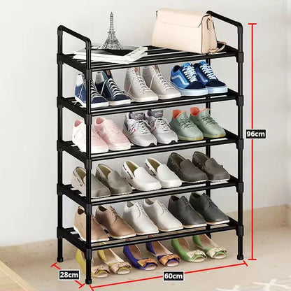 Meuble à chaussure métal multi étagère - 5L Large