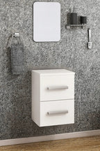 Étagère salle de bain blanche avec tiroirs 30x40x50cm -