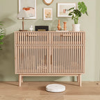 Meuble de rangement style compagne vintage en bois -