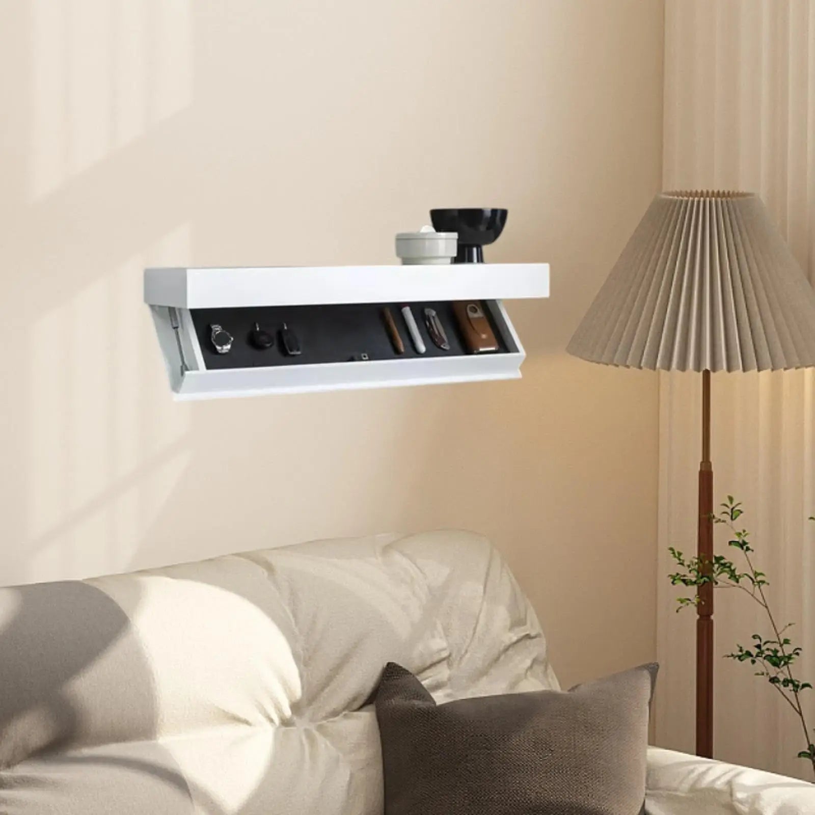 étagère bureau murale flottante -