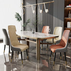 Chaise salle à manger cuir de grande qualité 2 ensembles -