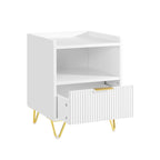 Table de chevet cabinet 40x40x51cm - VIRGINIE -