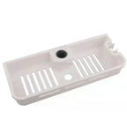 Étagère salle de bain douche sur poteaux - Blanc A