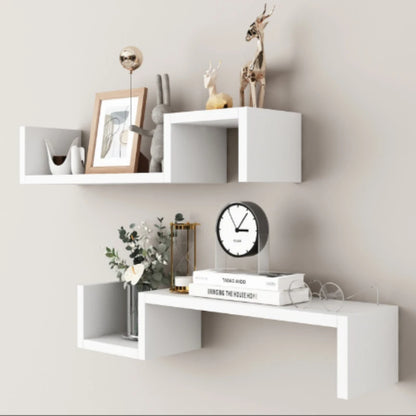 étagère murale en bois flottante de haute qualité 1 /2PCS -