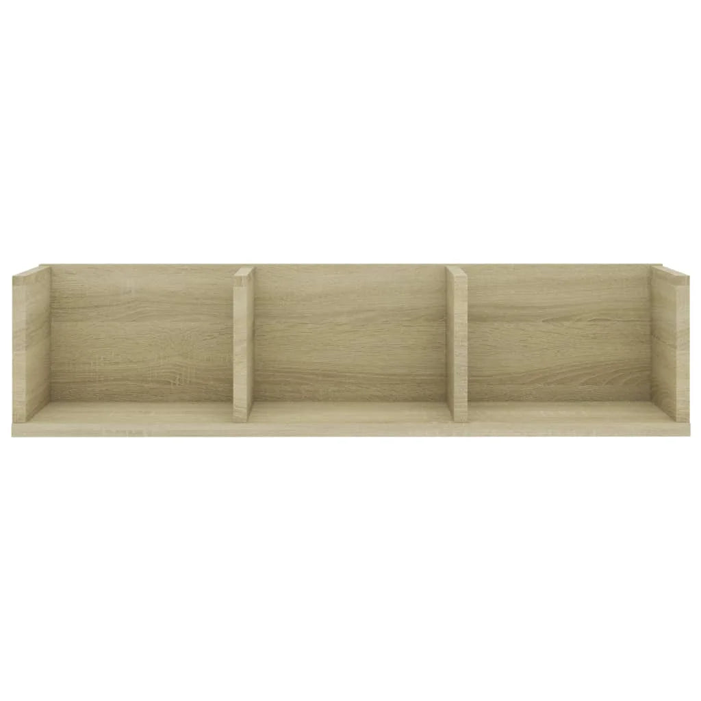 étagère murale bois en 3 parties 75x18x18 cm -