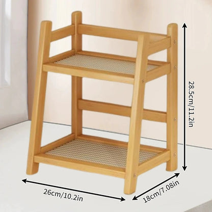 Étagère café en bois originale -