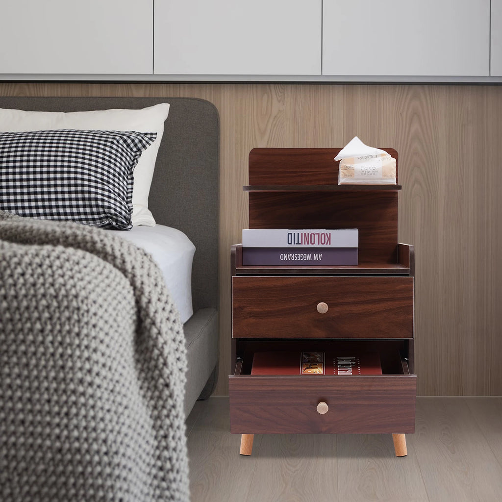 Table de nuit bois massif compacte -