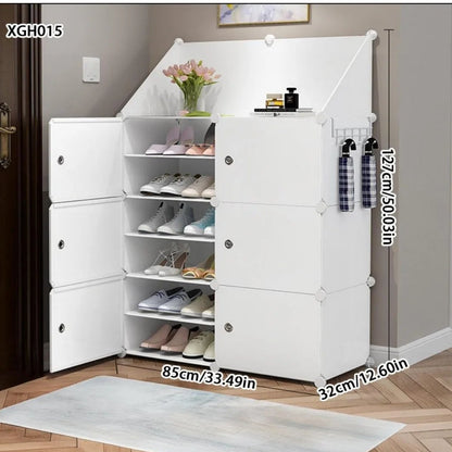 Meuble à chaussure avec porte de style armoire - I