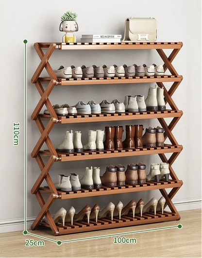 Meuble à chaussure sophistiqué et moderne - 6 couches 100cm