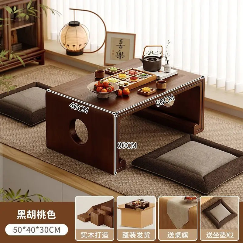 Table basse bois clair de style japonais - style9