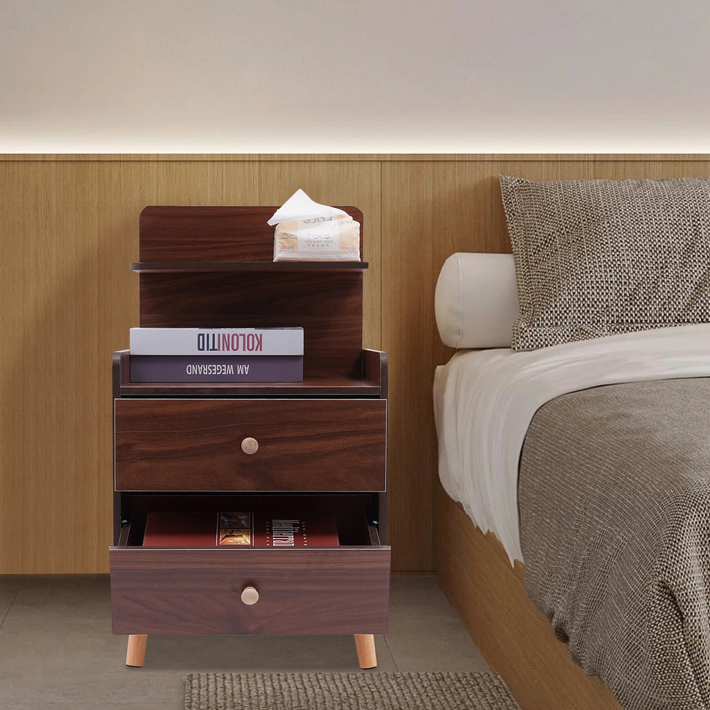 Table de nuit bois massif compacte -