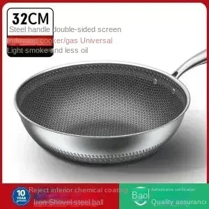 Poêle inox pro allemand premium - C 32CM double face