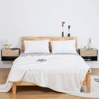 Table de chevet murale 2 ensembles 46x30x30 cm -