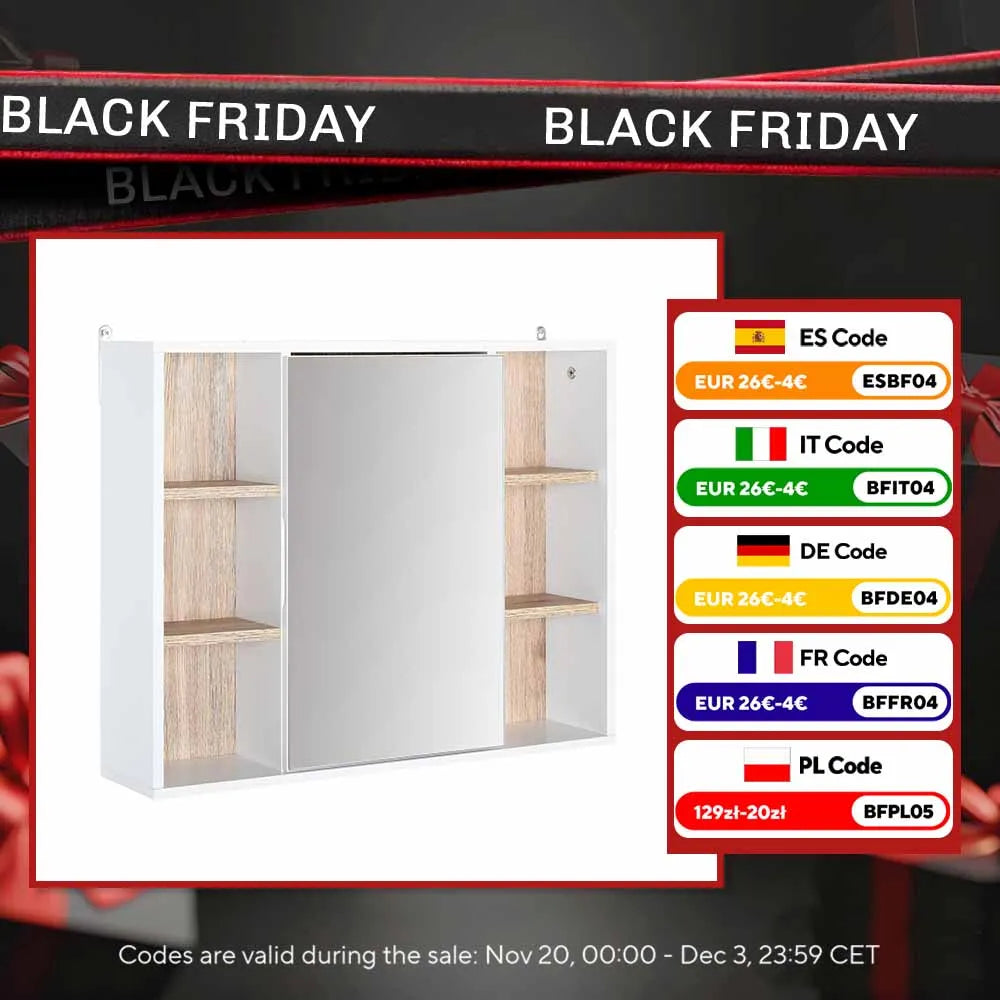 Meuble salle de bain avec miroir simple - Meuble salle de bain