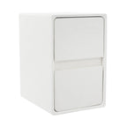 Table de nuit étroite et résistante à l'usure avec 3 tiroirs - Blanc Table de nuit